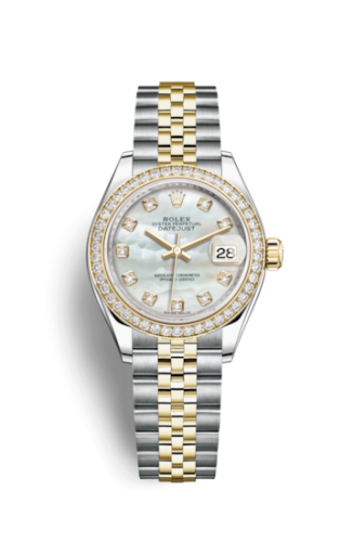 Rolex Lady-Datejust 28 Rolesor Yellow Diamond / Jubilee / MOP 279383RBR-0019