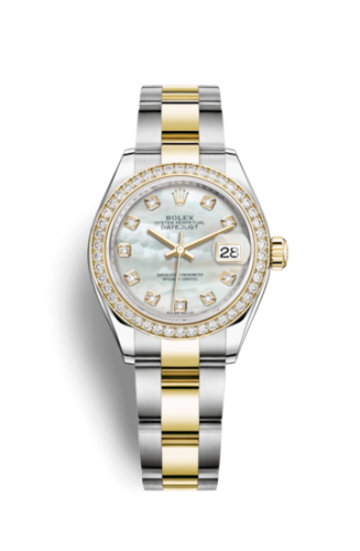 Rolex Lady-Datejust 28 Rolesor Yellow Diamond / Oyster / MOP 279383RBR-0020