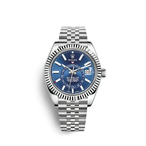 Rolex Sky-Dweller Stainless Steel / White Gold / Blue / Jubilee 326934-0004