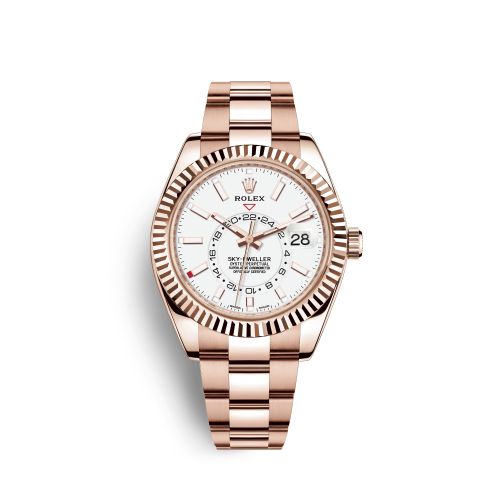 Rolex Sky-Dweller Everose / White 326935-0005