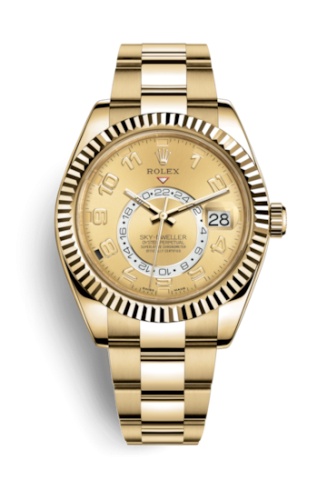 Rolex Sky-Dweller Yellow Gold / Champagne Arabic 326938-0002