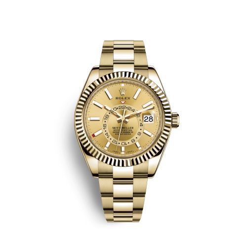 Rolex Sky-Dweller Yellow Gold / Champagne 326938-0003