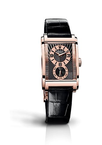 Rolex Cellini Prince Everose Gold / Black 5442/5-0001