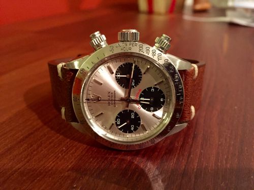 Rolex Daytona 6265 Stainless Steel / Silver / Big Red 6265-001