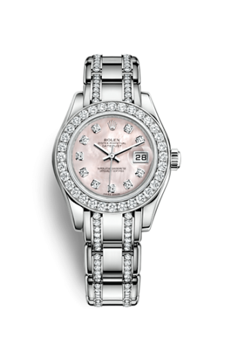 Rolex Datejust Pearlmaster 29 White Gold Diamond Mother of Pearl Diamond 80299-0018