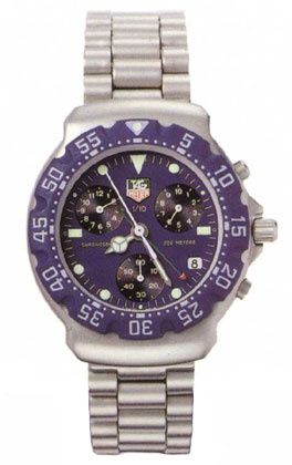 TAG Heuer Formula 1 Chronograph Quartz Stainless Steel / Blue / Bracelet CA1210.BA0493