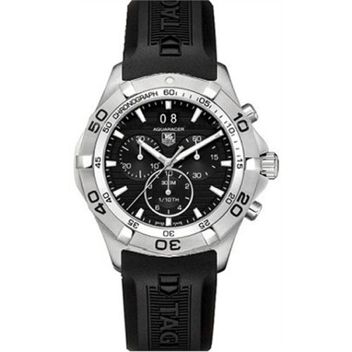 TAG Heuer Aquaracer 300M Quartz Chronograph 43 Stainless Steel / Black / Rubber CAF101E.FT8011