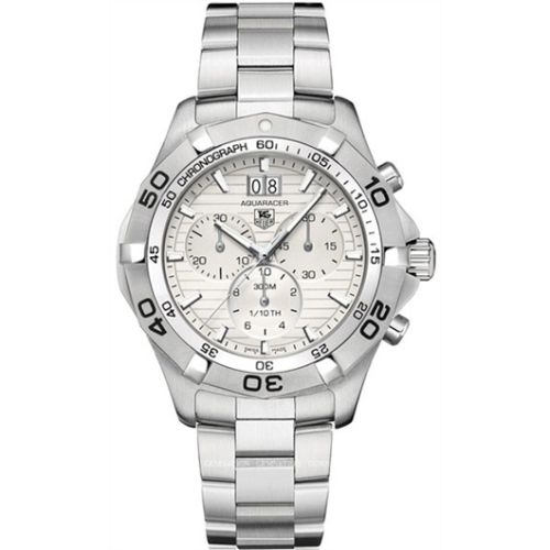 TAG Heuer Aquaracer 300M Quartz Chronograph 43 Stainless Steel / Silver / Bracelet CAF101F.BA0821
