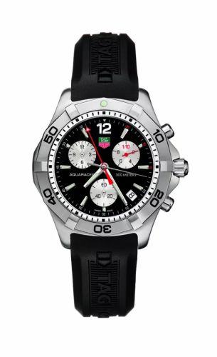 TAG Heuer Aquaracer 300M Quartz Chronograph 41 Stainless Steel / Black / Rubber CAF1110.FT8010