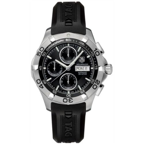 TAG Heuer Aquaracer 300M Calibre 16 Day-Date 43 Stainless Steel / Black / Rubber CAF2010.FT8011