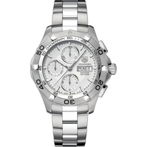 TAG Heuer Aquaracer 300M Calibre 16 Day-Date 43 Stainless Steel / Silver / Bracelet CAF2011.BA0815