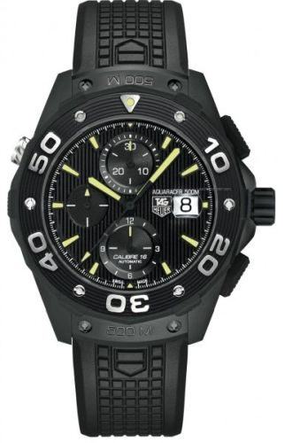 TAG Heuer Aquaracer 500M Calibre 16 44 Titanium PVD / Black / Rubber CAJ2180.FT6023