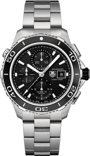 TAG Heuer Aquaracer 500M Calibre 16 43 Stainless Steel / Black / Bracelet CAK2110.BA0833