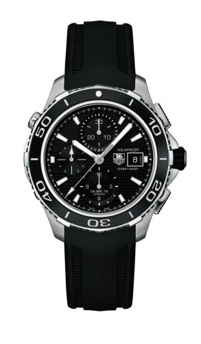 TAG Heuer Aquaracer 500M Calibre 16 43 Stainless Steel / Black / Rubber CAK2110.FT8019