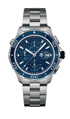 TAG Heuer Aquaracer 500M Calibre 16 43 Stainless Steel / Blue / Bracelet CAK2112.BA0833