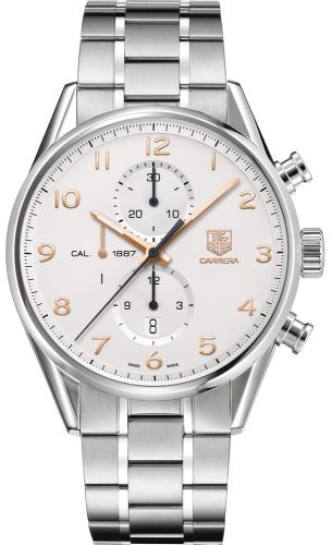 TAG Heuer Carrera Calibre 1887 43 Stainless Steel / Silver / Bracelet CAR2012.BA0796