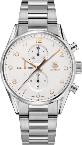 TAG Heuer Carrera Calibre 1887 43 Stainless Steel / Silver / Bracelet CAR2012.BA0799