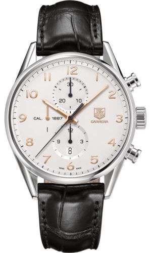 TAG Heuer Carrera Calibre 1887 43 Stainless Steel / Silver / Alligator CAR2012.FC6235