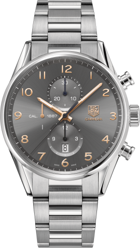 TAG Heuer Carrera Calibre 1887 43 Stainless Steel / Grey / Bracelet CAR2013.BA0799