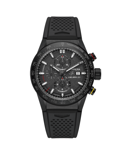 TAG Heuer Carrera Calibre Heuer 01 43 Stainless Steel / Black / Rubber / CLEP CAR201J.FT6087