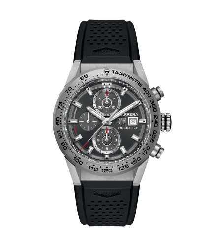 TAG Heuer Carrera Calibre Heuer 01 43 Titanium / Grey / Rubber CAR208Z.FT6046