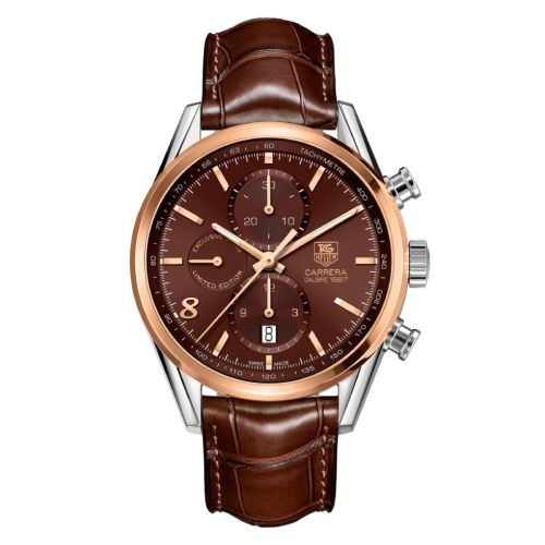 TAG Heuer Carrera Calibre 1887 41 Stainless Steel - Yellow Gold / Swiss Limited Edition CAR2151.FC6291
