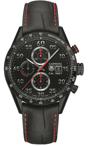 TAG Heuer Carrera Calibre 1887 43 Titanium / Black / Alligator / Racing CAR2A80.FC6237