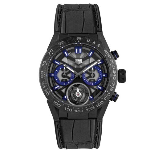 TAG Heuer Carrera Calibre Heuer 02T 45 Chronograph Tourbillon Dubai Skyline CAR5A8AJ.FC6415