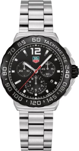 TAG Heuer Formula 1 Quartz Chronograph 42 Stainless Steel / Black / Bracelet CAU1110.BA0858