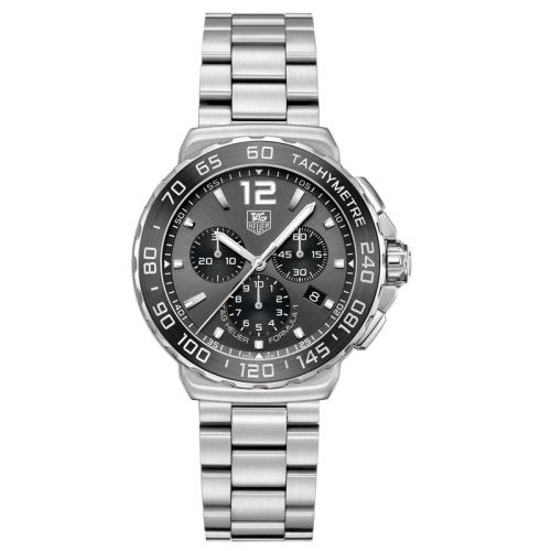 TAG Heuer Formula 1 Quartz Chronograph 42 Stainless Steel / Grey / Bracelet CAU1115.BA0858