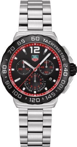 TAG Heuer Formula 1 Quartz Chronograph 42 Stainless Steel / Black / Bracelet CAU1116.BA0858