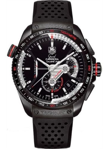 TAG Heuer Grand Carrera Calibre 36RS Caliper Chronograph Titanium PVD / Black CAV5185.FT6020