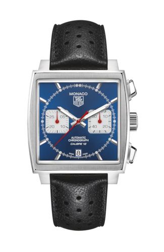 TAG Heuer Monaco Calibre 12 Stainless Steel / Blue CAW2111.FC6356