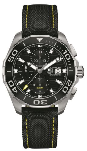 TAG Heuer Aquaracer 300M Calibre 16 43 Stainless Steel / Black / Nylon CAY211A.FC6361