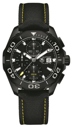 TAG Heuer Aquaracer 300M Calibre 16 43 Titanium PVD / Black / Nylon CAY218A.FC6361