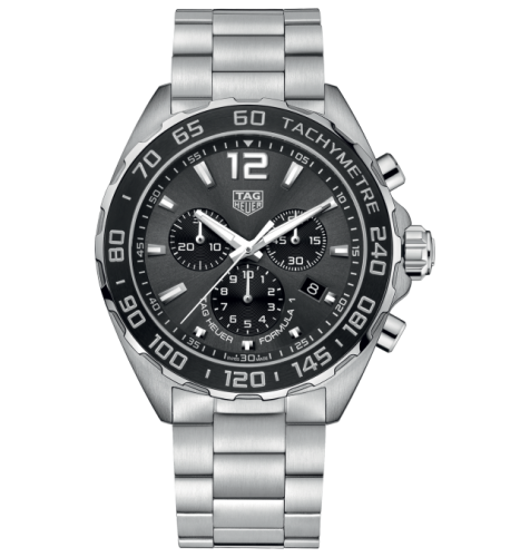 TAG Heuer Formula 1 Chronograph Quartz 43 Stainless Steel / Grey / Bracelet CAZ1011.BA0842
