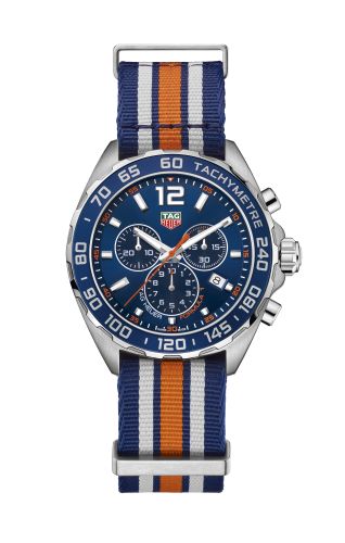 TAG Heuer Formula 1 Chronograph Quartz 43 Stainless Steel / Blue / Bracelet CAZ1014.FC8196