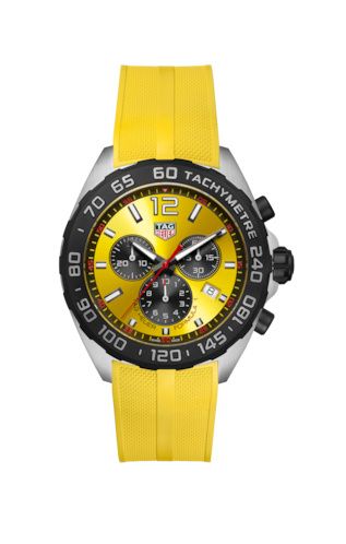 TAG Heuer Formula 1 Quartz Chronograph Stainless Steel / Yellow CAZ101AM.FT8054