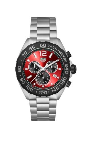 TAG Heuer Formula 1 Quartz Chronograph Stainless Steel / Red / Bracelet CAZ101AN.BA0842