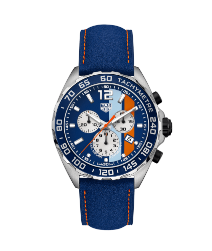 TAG Heuer Formula 1 Chronograph Quartz 43 Stainless Steel / Calf/ Alcantara CAZ101N.FC8243