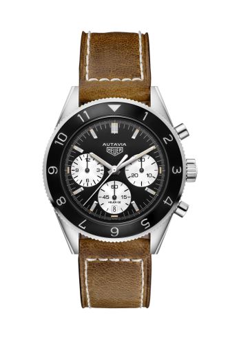 TAG Heuer Autavia Heuer 02 Stainless Steel / Inverted Panda / Strap CBE2110.FC8226
