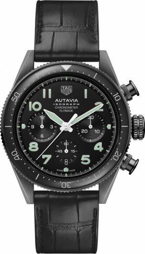 TAG Heuer Autavia Heuer 02 Isograph Stainless Steel / Black / Bracelet CBE5115.FC8280