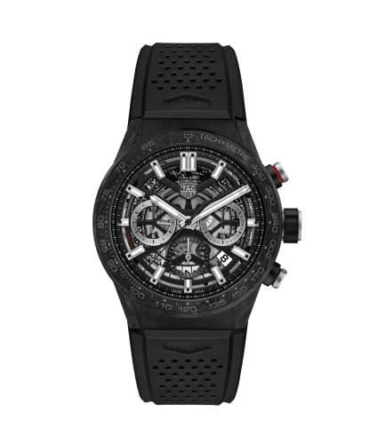 TAG Heuer Carrera Calibre Heuer 02 43 Carbon / Skeleton / Rubber CBG2016.FT6143