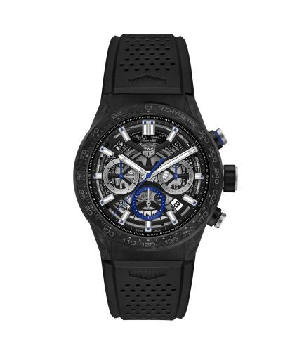 TAG Heuer Carrera Calibre Heuer 02 43 Carbon / Skeleton / Rubber CBG2017.FT6143