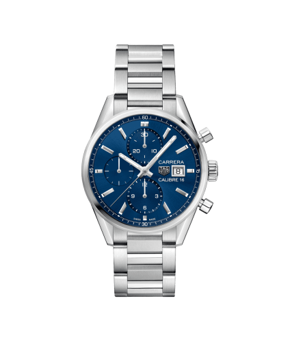 TAG Heuer Calibre 16 41 Stainless Steel / Blue / Bracelet CBK2112.BA0715