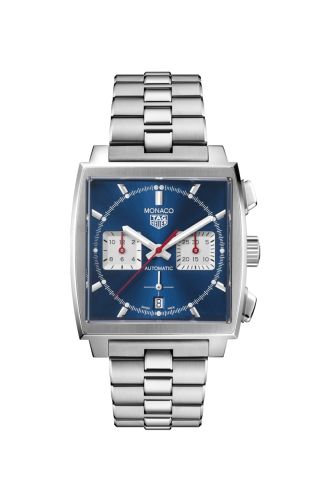 TAG Heuer Monaco Calibre Heuer 02 Stainless Steel / Blue / Bracelet CBL2111.BA0644
