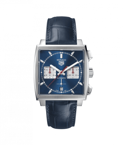 TAG Heuer Monaco Calibre Heuer 02 Stainless Steel / Blue CBL2111.FC6453
