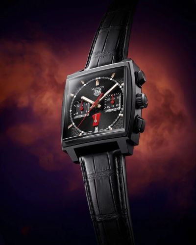 TAG Heuer Monaco Calibre Heuer 02 Titanium DLC / Max Verstappen CBL2180.FC6497-MV