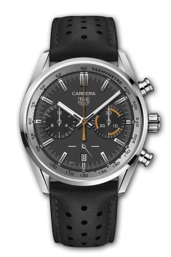 TAG Heuer Carrera Calibre Heuer 02 42 Stainless Steel / CronotemVs Collectors CBN201G.FC6520