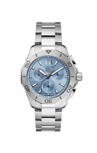 TAG Heuer Aquaracer Professional 200 Quartz Chronograph Big Date Stainless Steel / Ice Blue CBP1112.BA0627